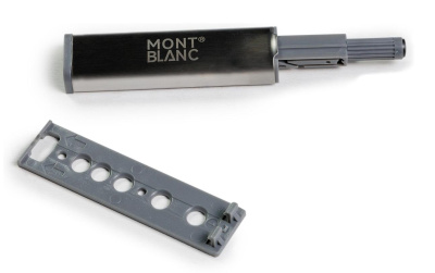 Толкатель СЕРЫЙ накладной c силиконом Mont Blanc (100/500 шт)(02-010-000120)